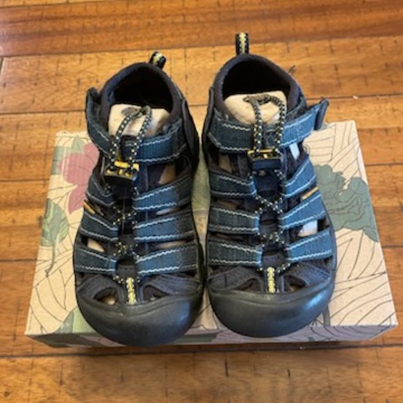 Keen Kids Newport H2 Navy Blue Size 10 - Picture 4 of 6